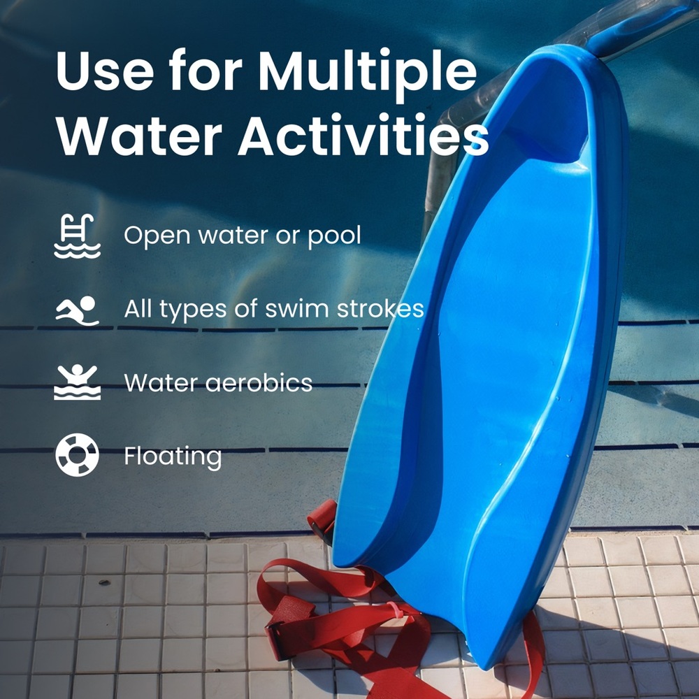 Personal Kick Board with straps for water exercise and pool training